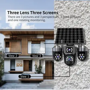 3 Lens 4g Camera Solar