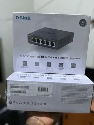 D.Link 5-Port Desktop Gigabit Poe+ Switch