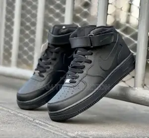 Nike Air Force 1 High All Black/ All White
