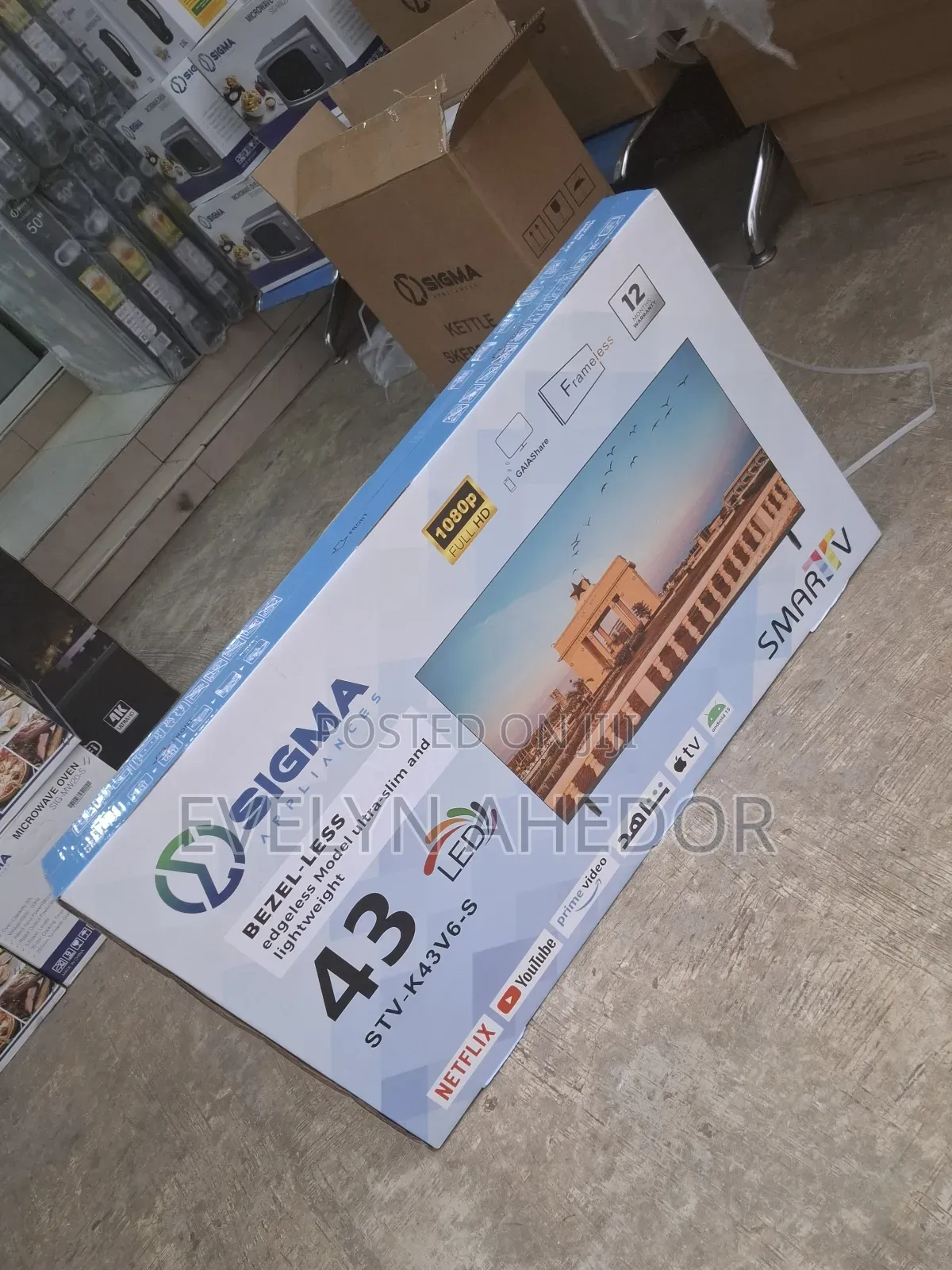 Framless Sigma 43 Inches Smart Android Tv With Quality Pictures