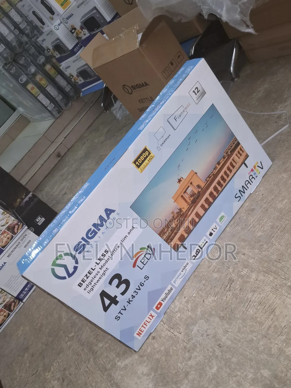 Framless Sigma 43 Inches Smart Android Tv With Quality Pictures