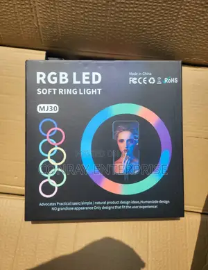 RGB Led Ring Lighs (14”).