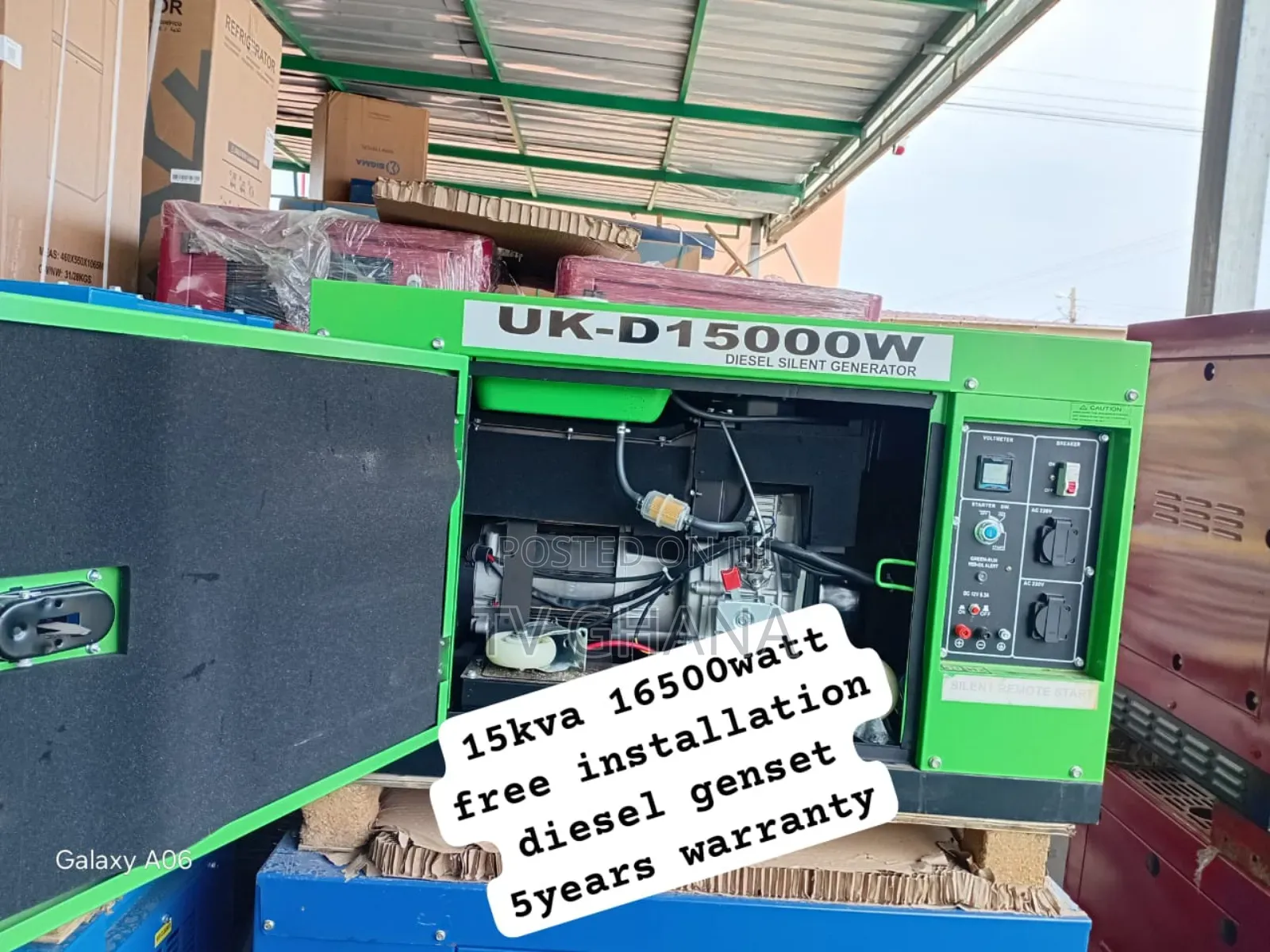 Perkins 15kva Silent Diesel Generator – Remote Start Ready