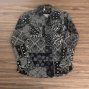 Double Pocket Abstract Patchwork Designer Shirt