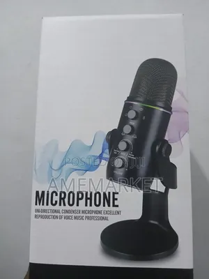 Usb Rgb Condenser Microphone With Stand Podcast, Streaming Recording