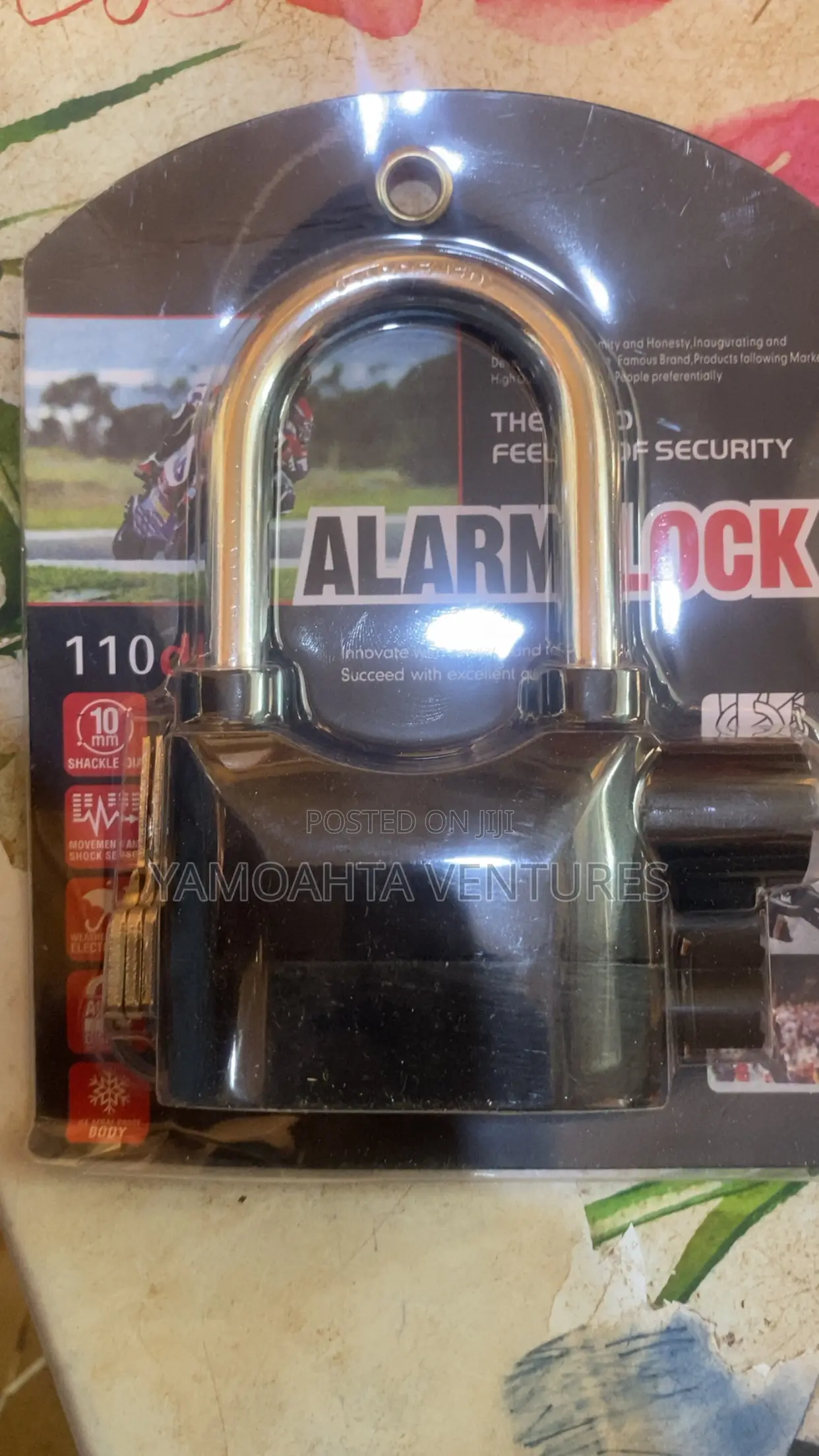 Alarm Padlock Waterproof High Security