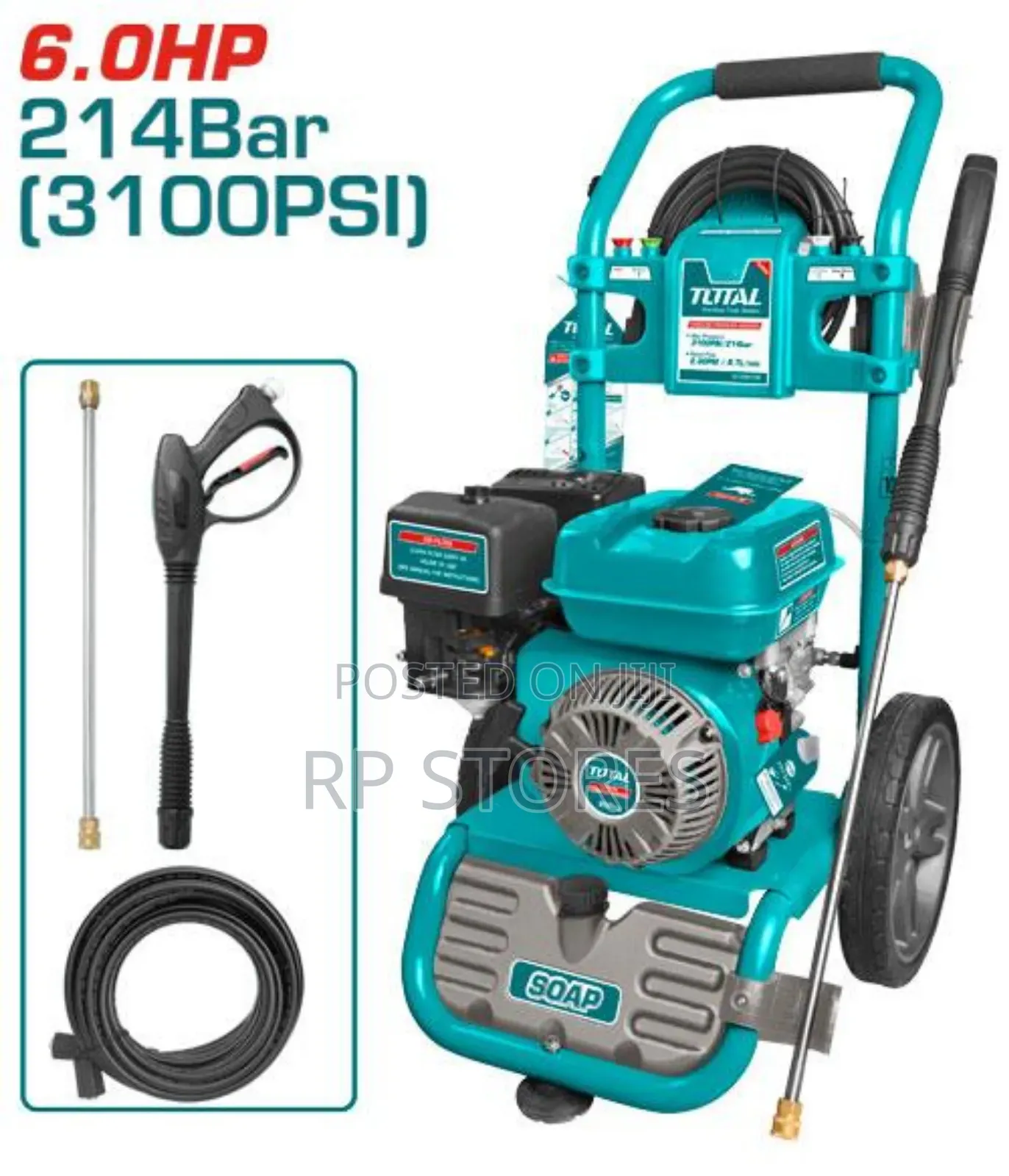 Total Pressure Washer / Gasoline 6.5hp