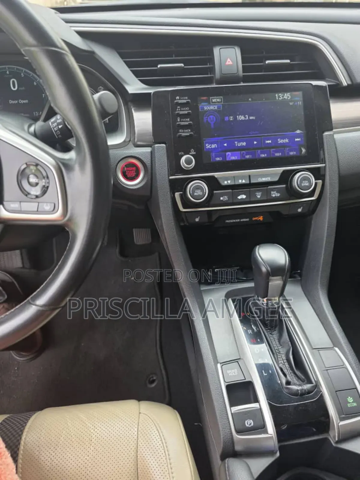 Honda Civic EX-L 2021 White