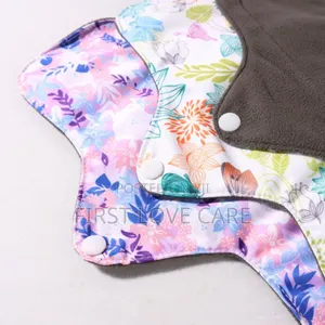 Reusable Feminine Sanitary Bamboo Washable Menstrual Paf