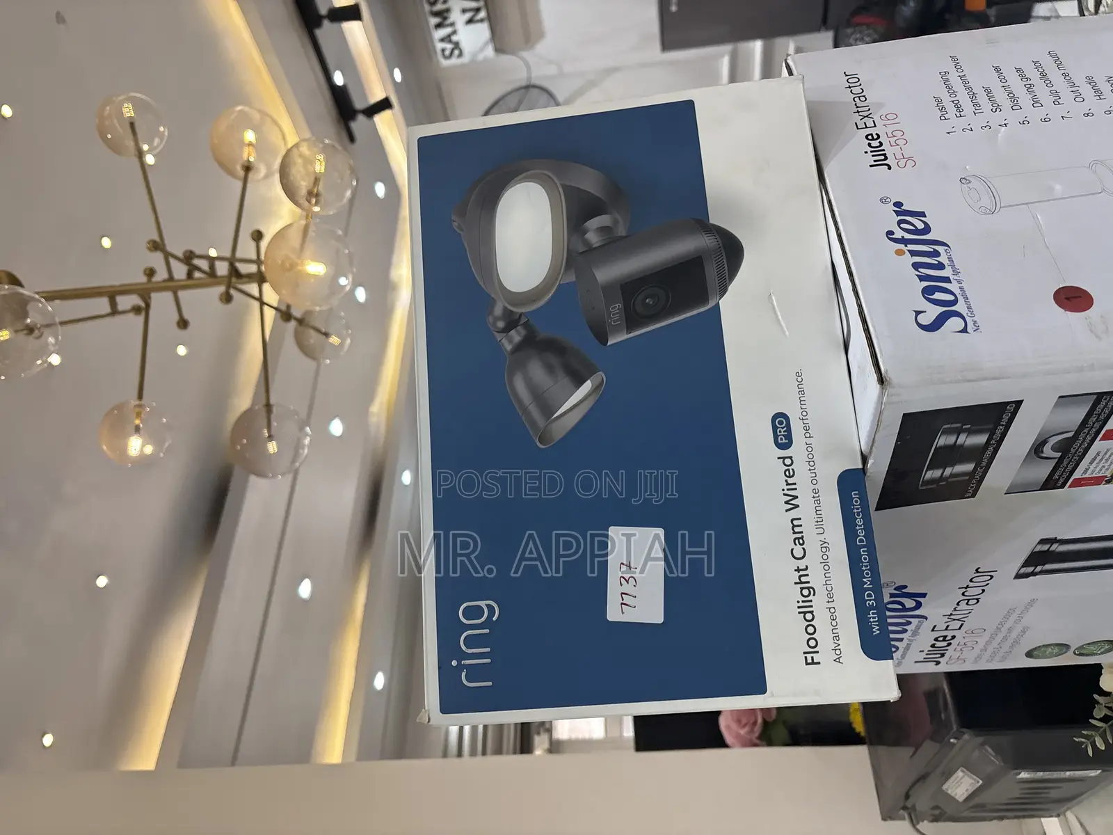 Unique Ring Floodlight Cam Wired Pro, Home or Business Security.