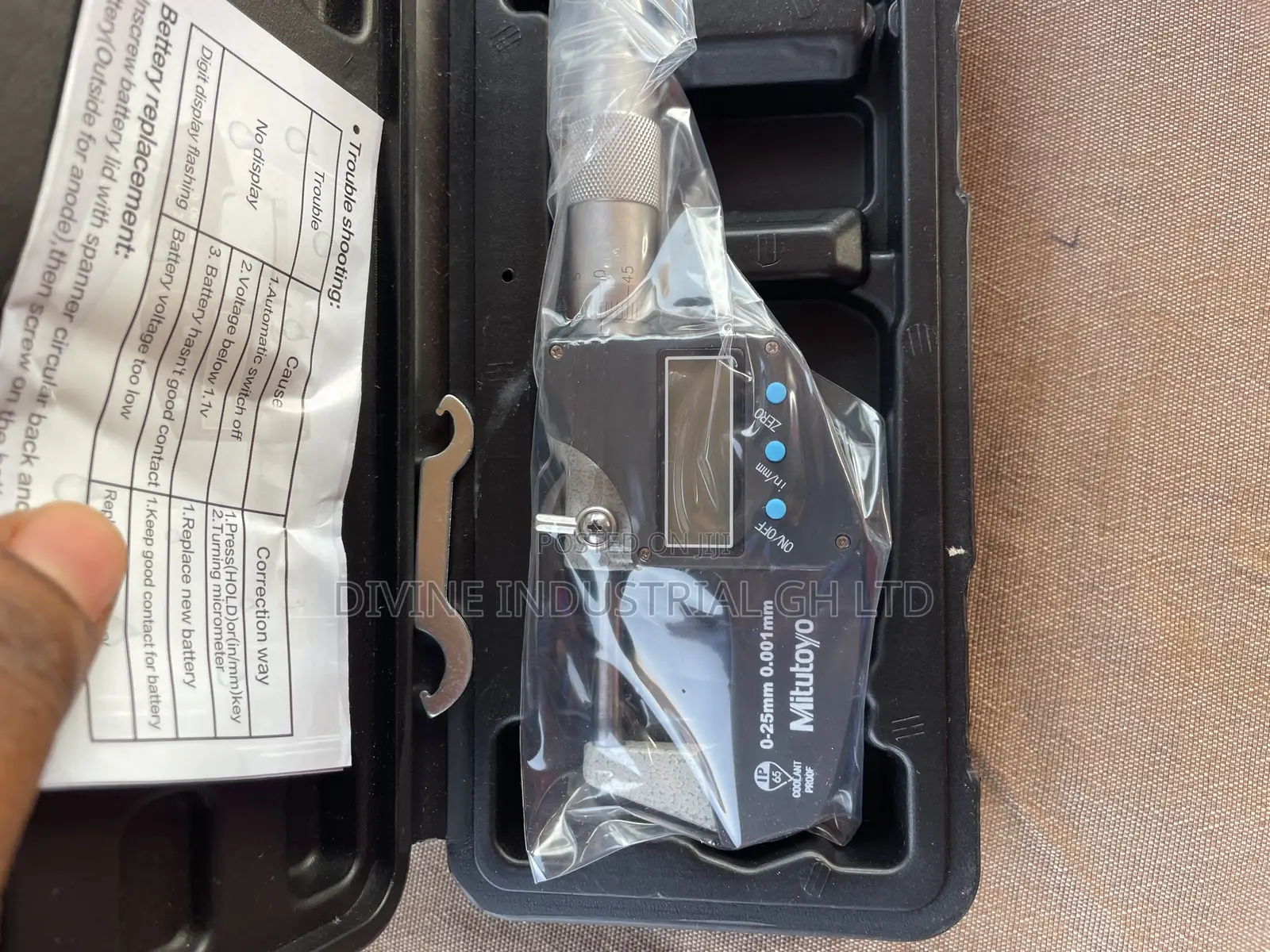 Mitutoyo Micrometer Gauge 0-1"