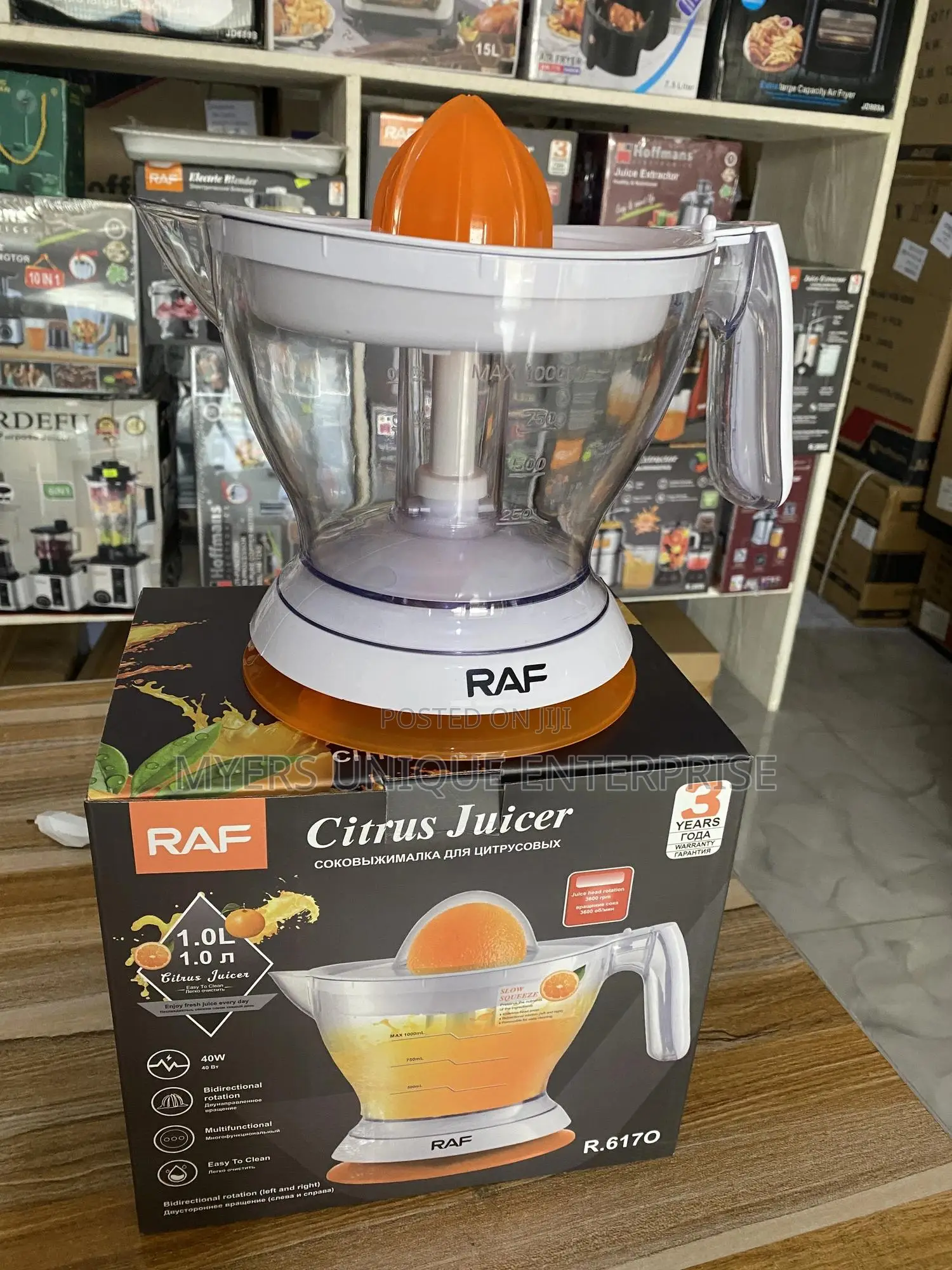 High Durability 40w Raf Strainer‐Equipped Juicer