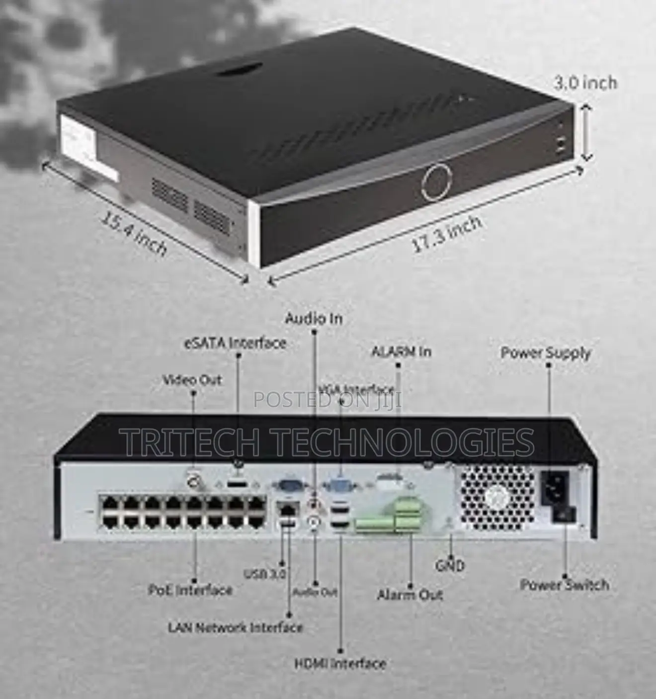 Hikvision Ds-7732nxi-14/16p Acusense MVR With 16port Poe