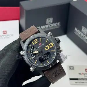 Naviforce Nf9095 Men's Luxury Analog and Digital Quartz Sport Watch