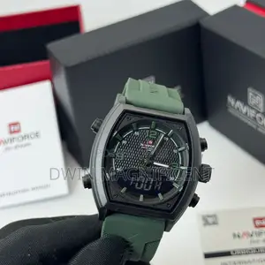 Naviforce Nf9242 Men's Dual Display Analog-Digital Watch