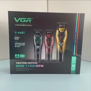 VGR v-668t Brushes Vector Motor 11000 RPM Hair Clipper