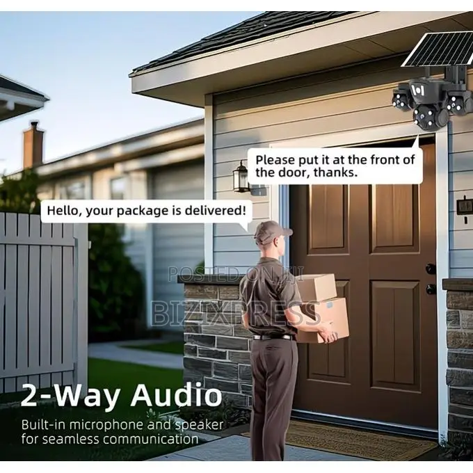Triple Lens 4g Camera-Solar