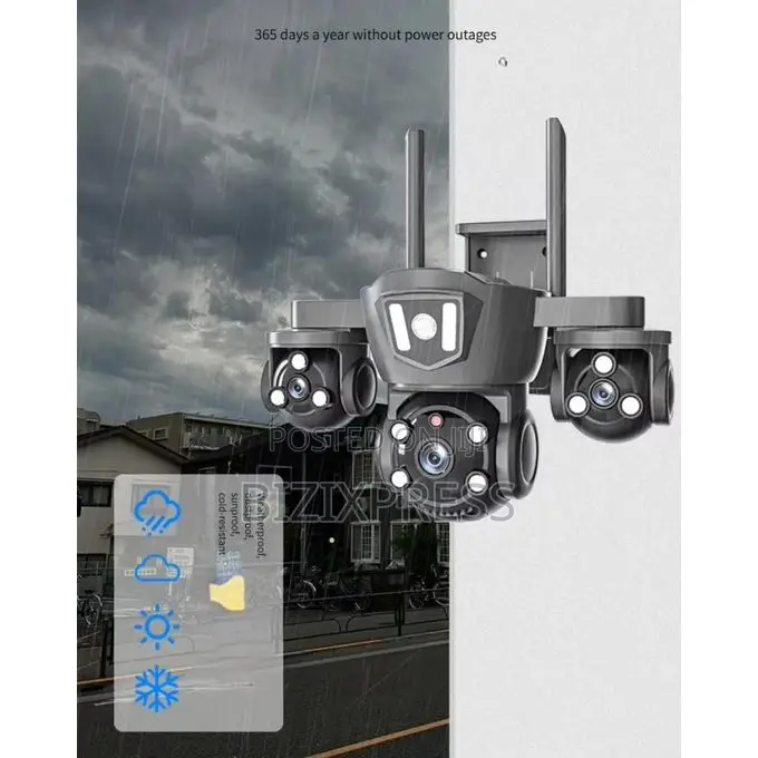 Triple Lens 4g Camera-Solar