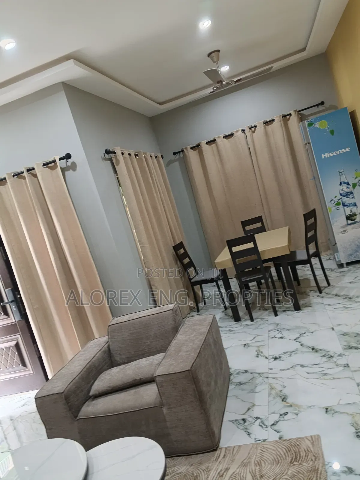 Furnished 4bdrm Townhouse / Terrace in Ashieyie, Adenta for rent
