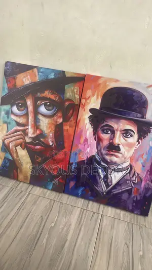 Charlie Colors Wall Canvas