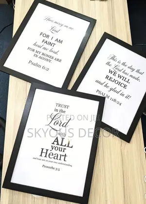 3 Sett Picture Frame With Your Quotes