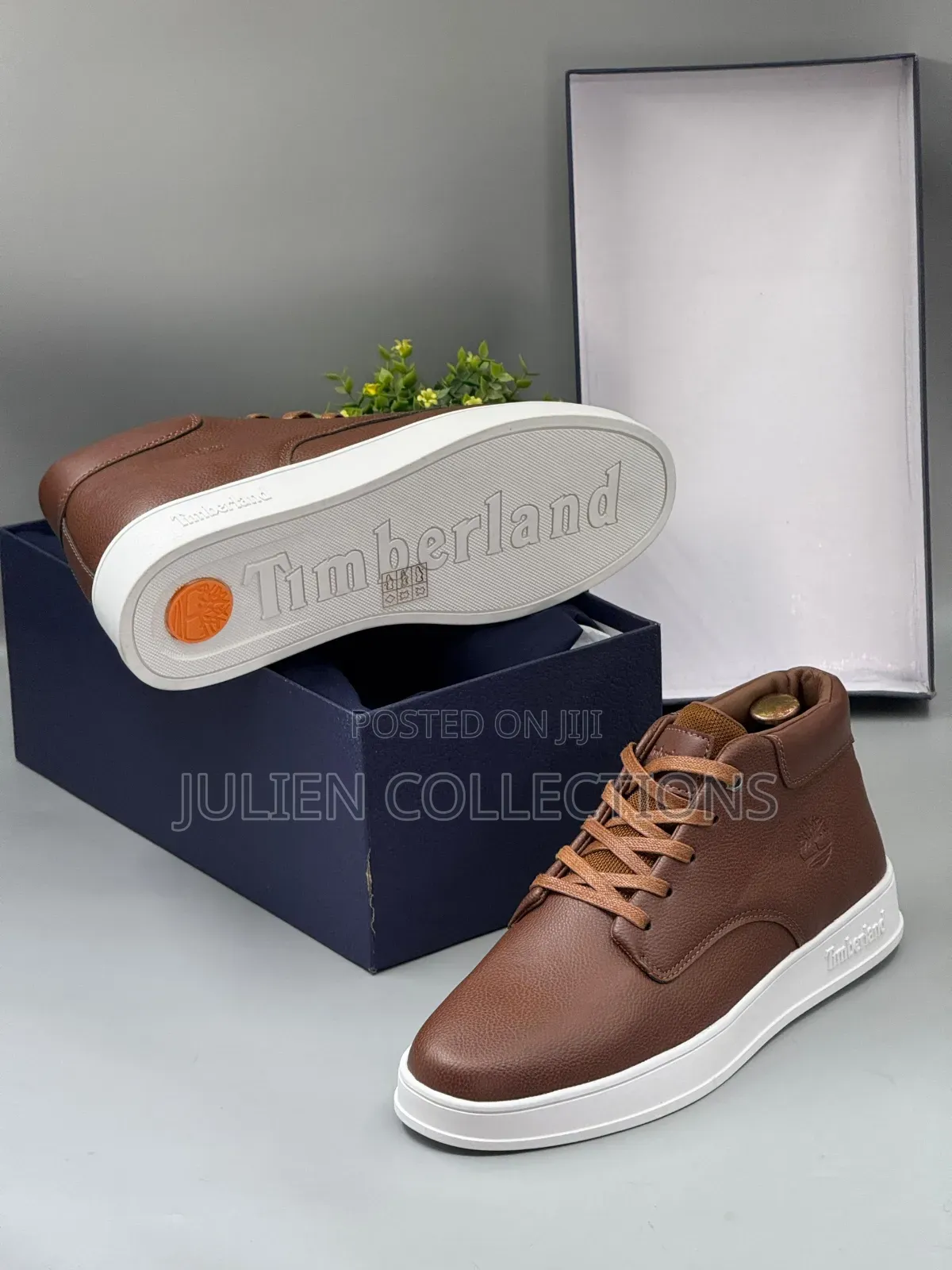 Timberland Leather Boots Black Brown Midnight Blue and White
