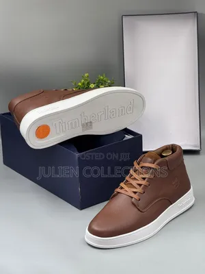 Timberland Leather Boots Black Brown Midnight Blue and White
