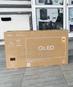 Get Unique TCL-43s5k 43” Qled Smart Satellite Android Television.
