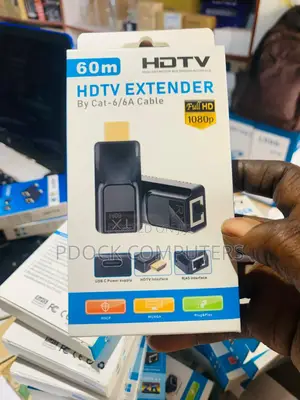 HDTV Extender by Cat6/Cat6a Cable 60m Full Hd 1080p