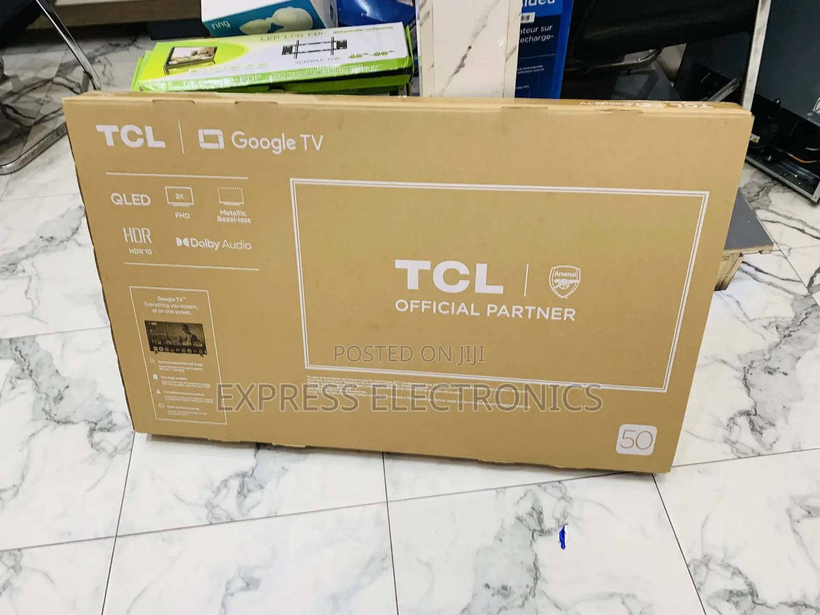 Vivid Clear Picture TCL-50s5k Tv 50 Smart Satellite Anroid -FHD Qled