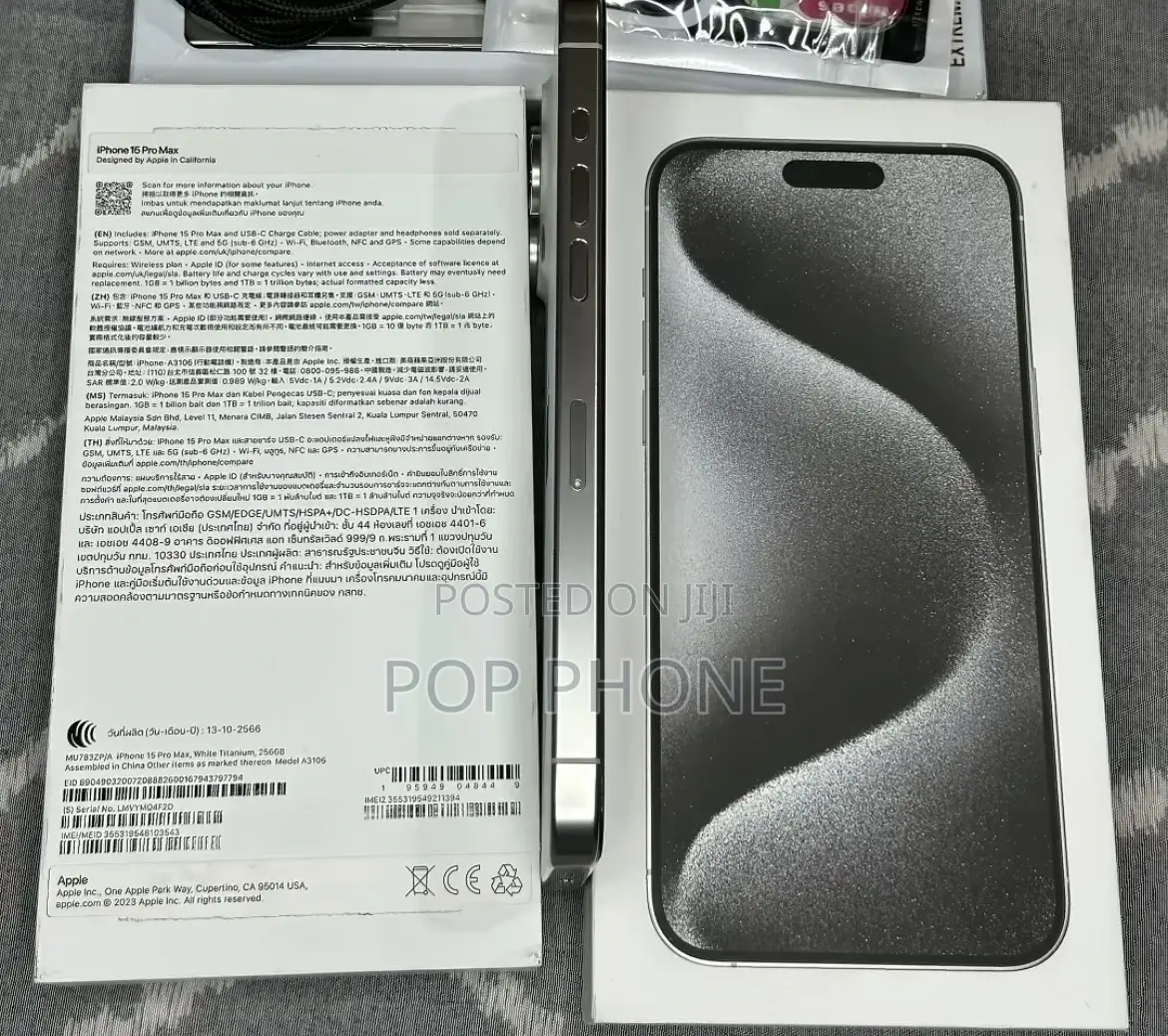 Apple iPhone 15 Pro Max 256 GB White