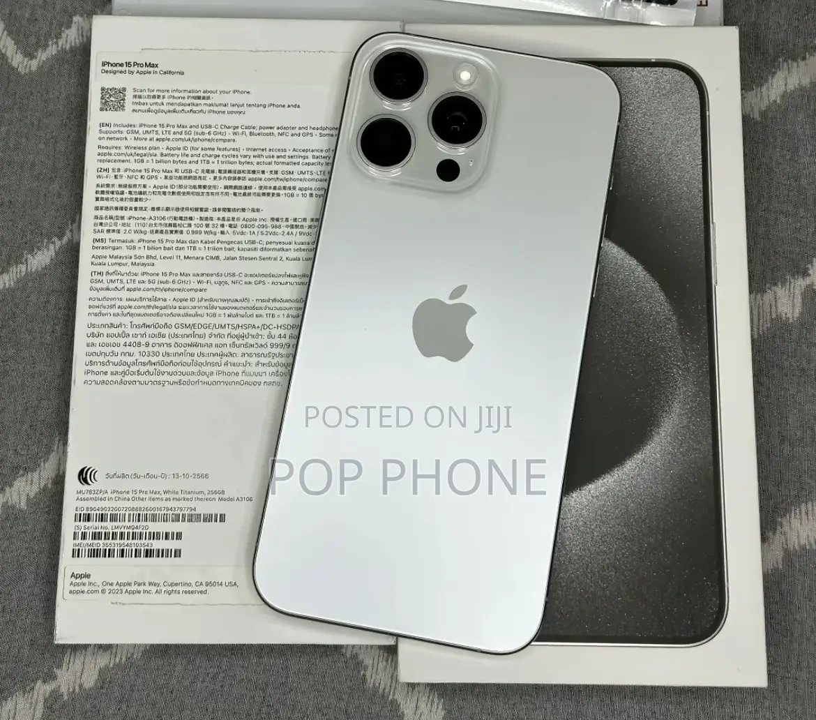 Apple iPhone 15 Pro Max 256 GB White