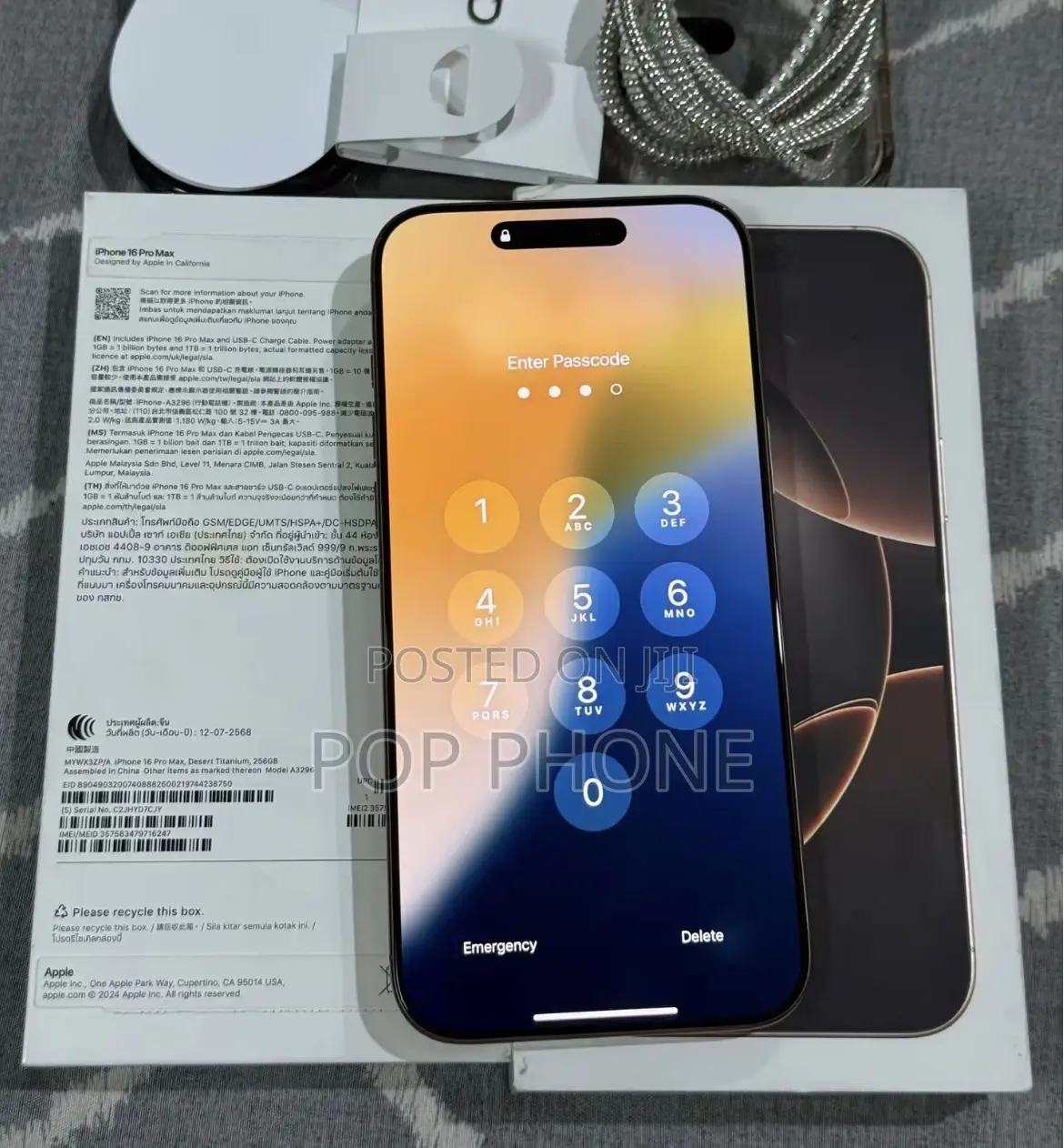 Apple iPhone 16 Pro Max 256 GB Gold