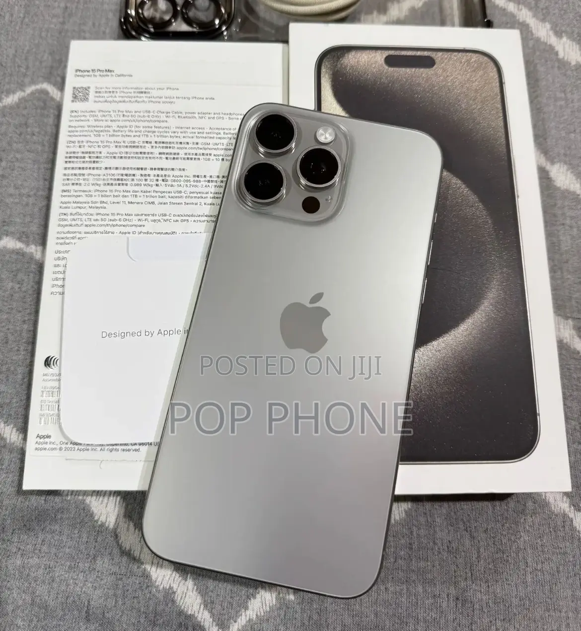 Apple iPhone 15 Pro Max 256 GB Silver