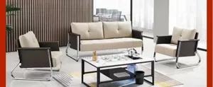 Office Leather Sofa (Set 3+1+1)