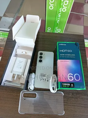 New Infinix Hot 60i 128 GB Silver
