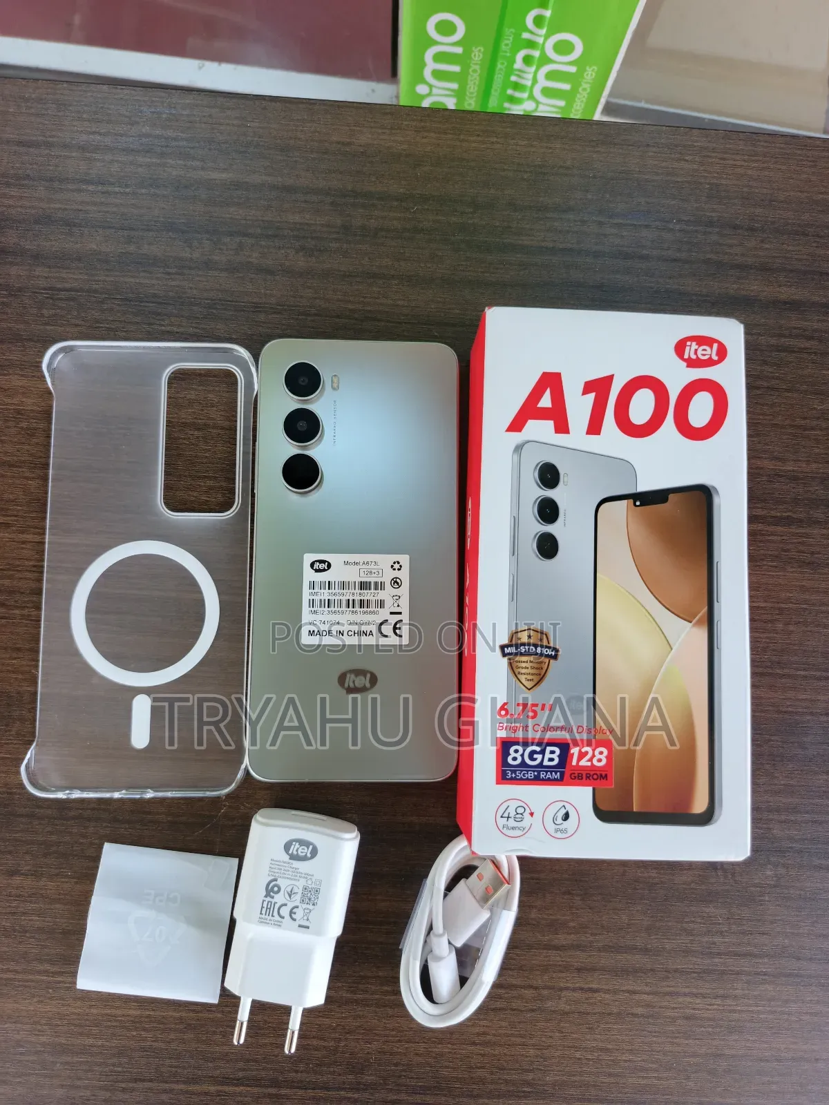 New Itel A100 128 GB Silver