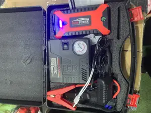 Car Jump Starter With Tire Inflator Sett.