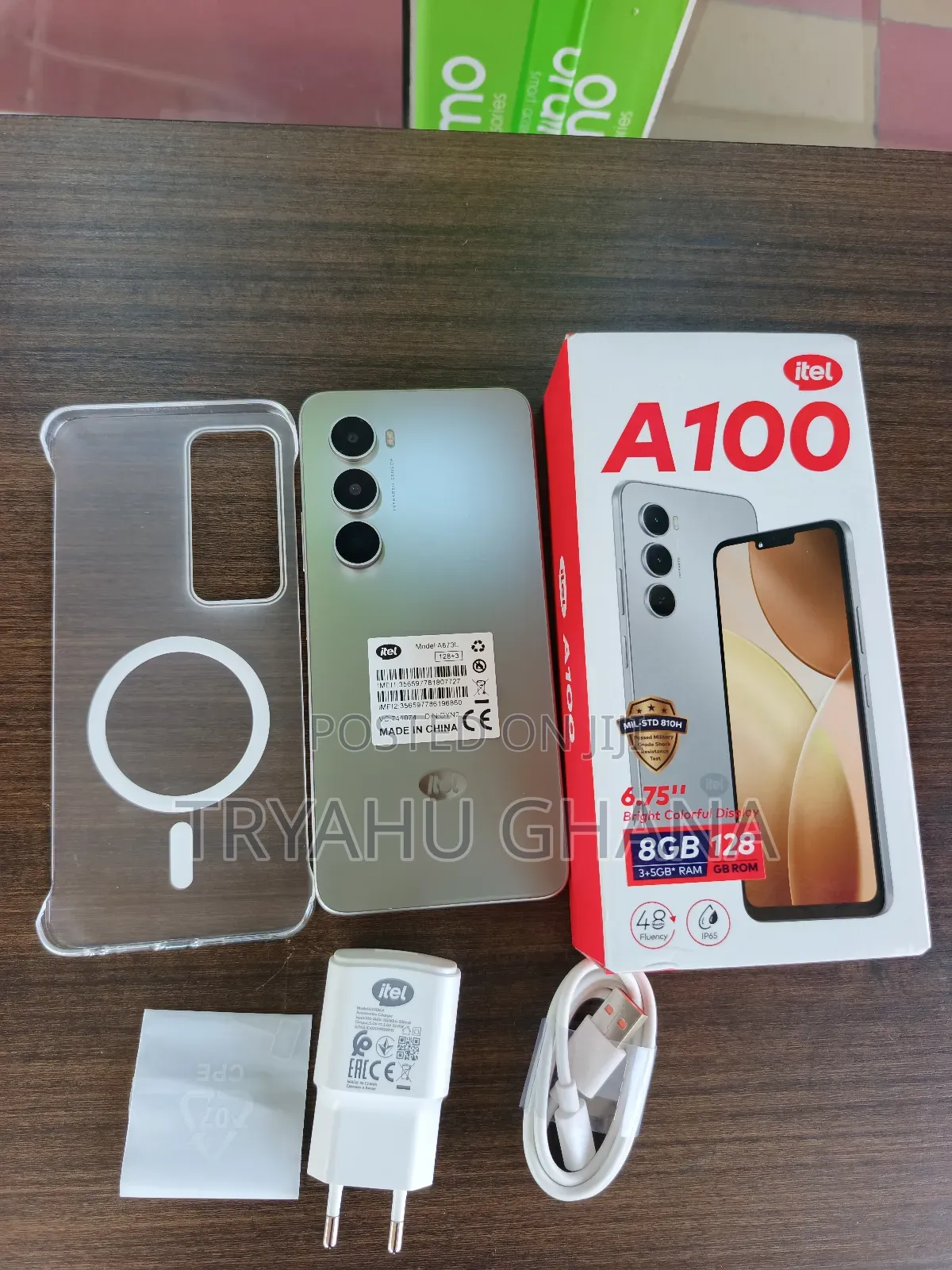 New Itel A100 128 GB Silver