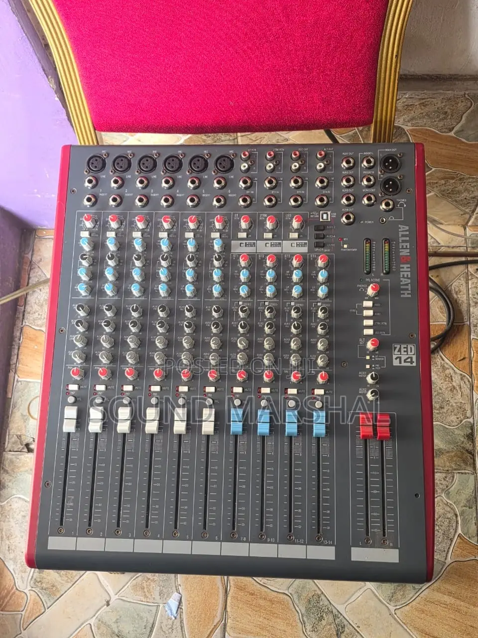 Zed Allen Heath 14fx Mixer Channel