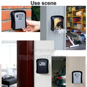 Durable Wall Mount Combination Password Key Storage Lock