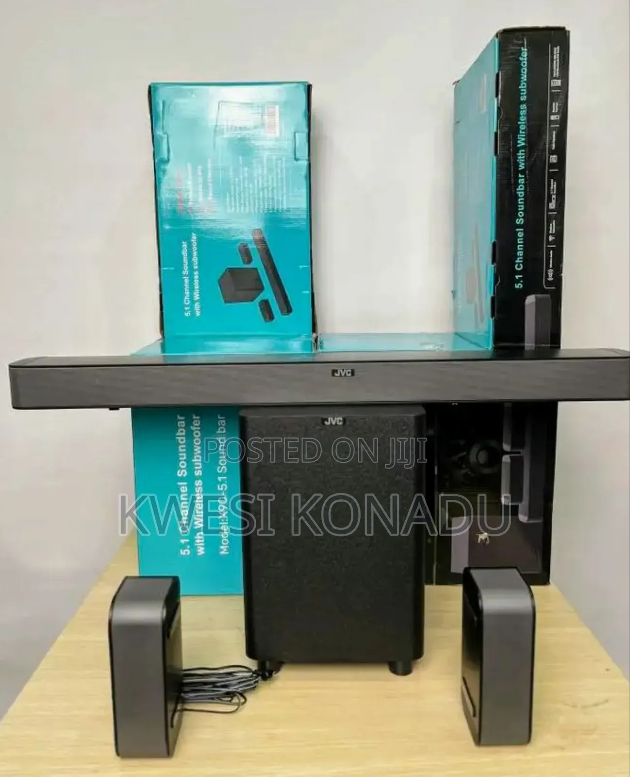 2026 JVC X90 Wireless 10000 Watts 5.1 Soundbar