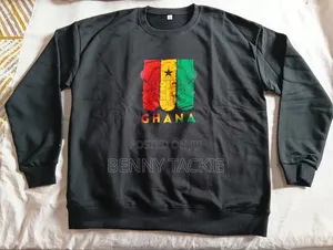 Heavy 100% Cotton Ghana Sweatshirt Long Sleeve