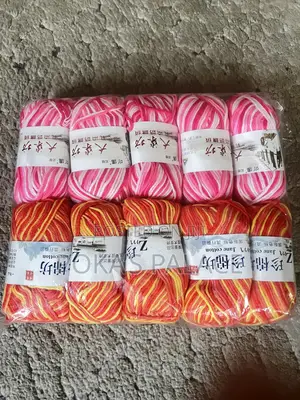 Multicoloured Milk Cotton Yarn