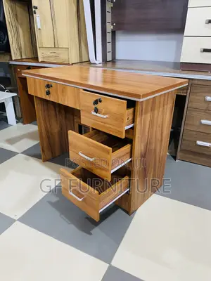 Modern Wood-Grain Office Desk