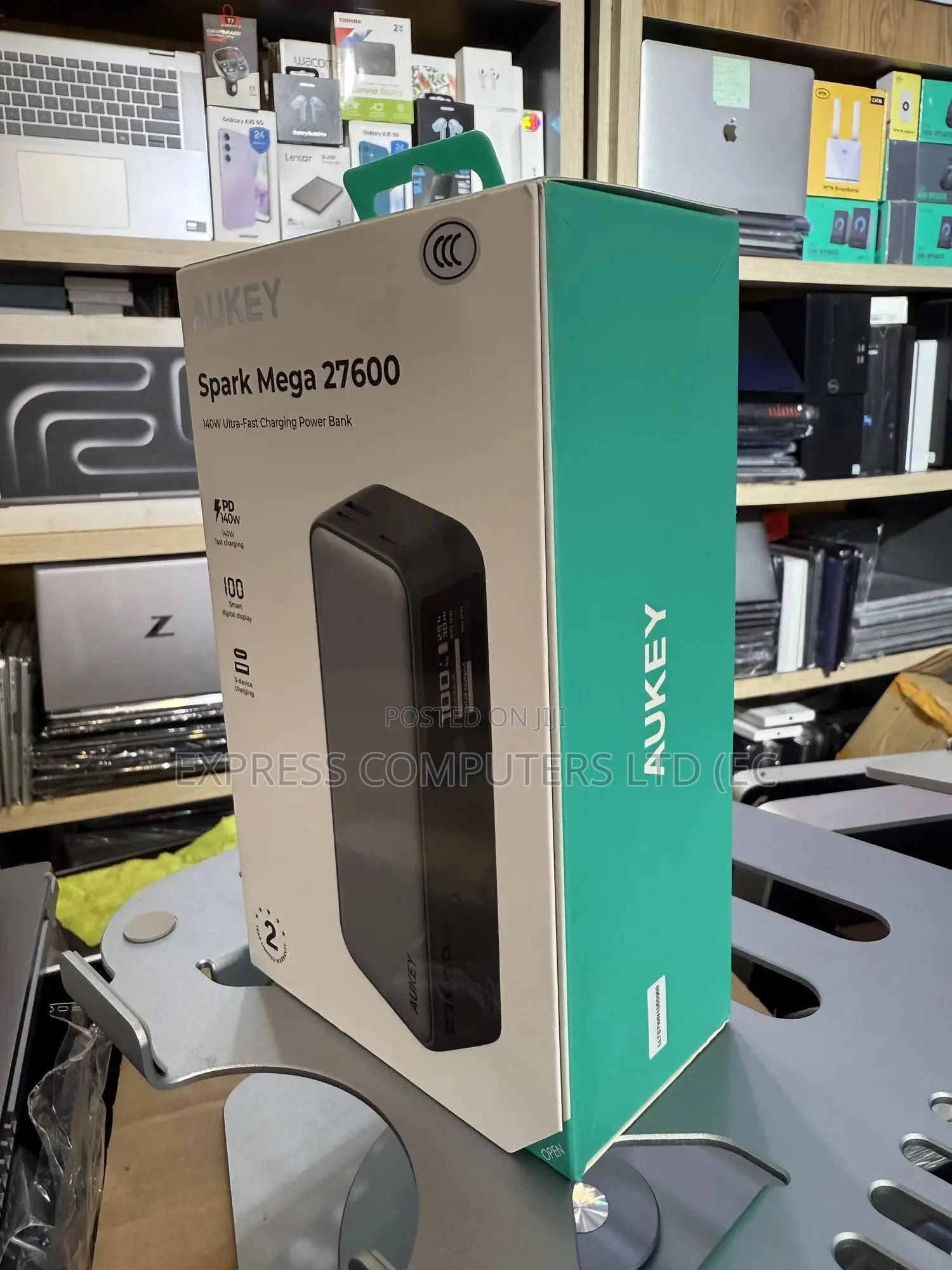 Aukey Spark Mega 140w 27600mah Ultra-fast Charging Laptop Power Bank