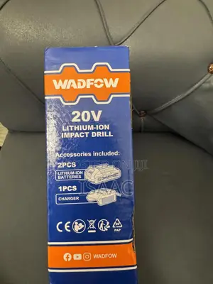 Wadfow Cordless Lithium-Ion Impact Drill 20v
