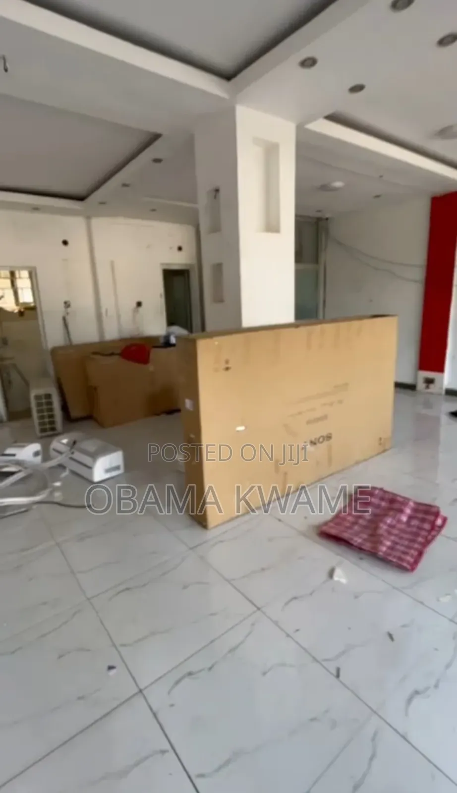 Roadside Double Shop for Rent at East Legon