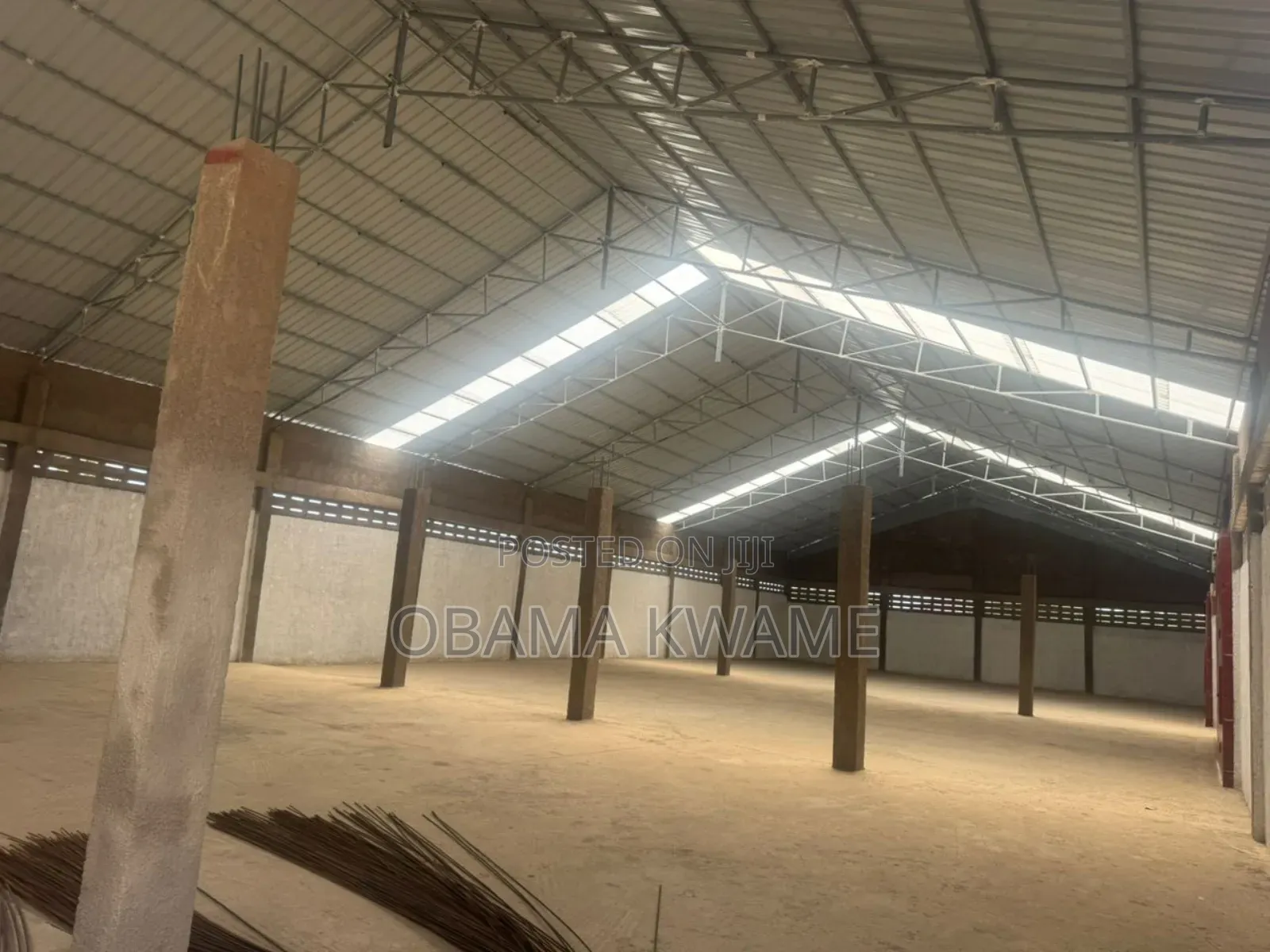 1000 SQM Warehouse for Rent at Weija