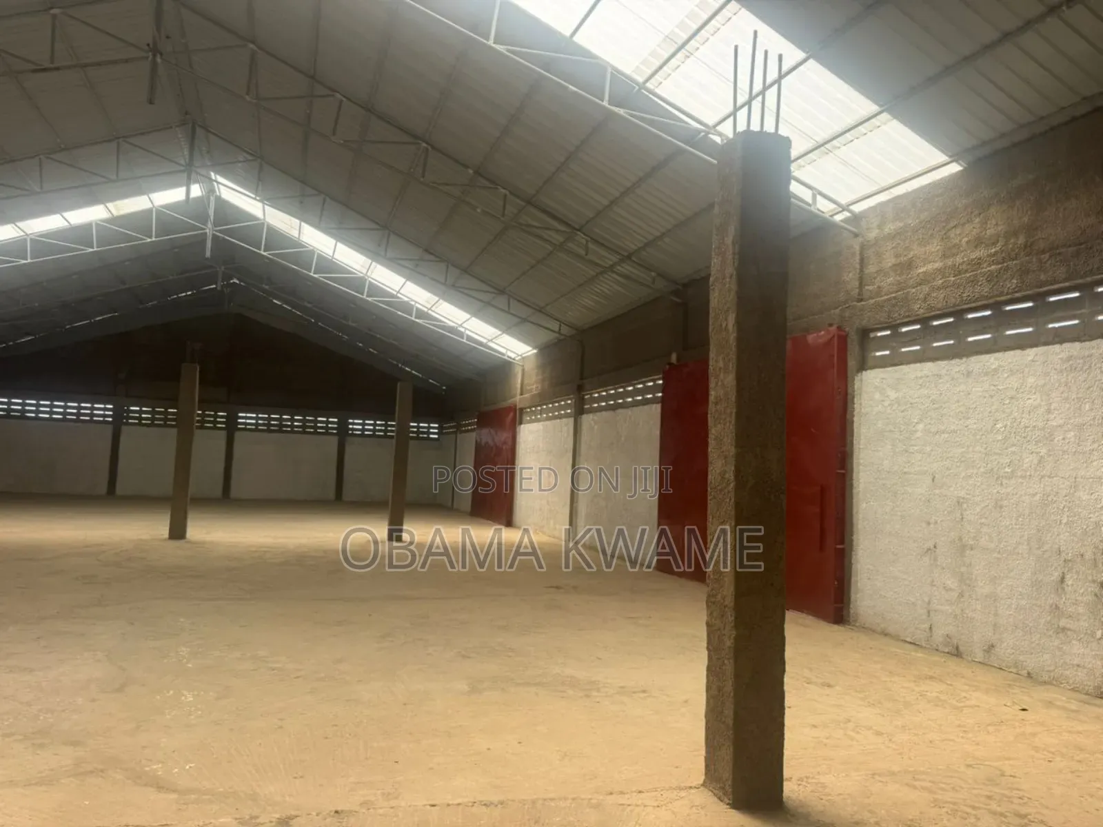 1000 SQM Warehouse for Rent at Weija